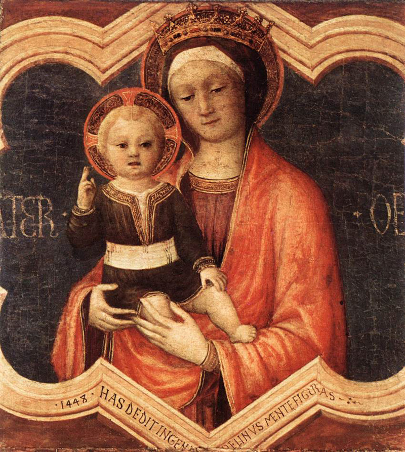 madonna and child by Jacopo Bellini